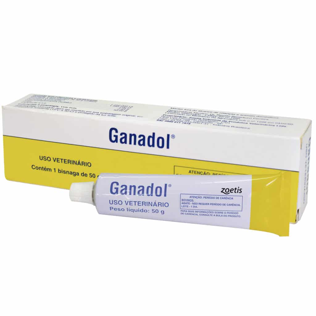 Ganadol Pomada Cicatrizante e Antibiótico 50g Zoetis AgropetWeb