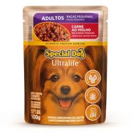Special Dog Adultos Raças Pequenas Sachê Sabor Carne ao Molho 100g - Manfrim